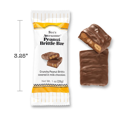 See’s Awesome® Peanut Brittle Bars